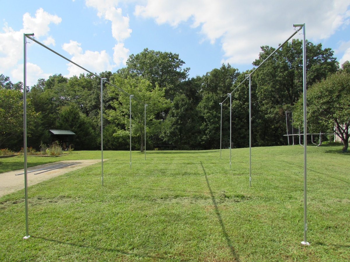 Batting Cage Frame Kit 10' x 10' x 50' EZ UP & DOWN Baseball Softball Frame Kit