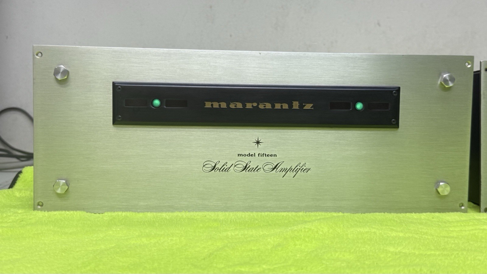 MARANTZ 15 FIFTEEN AMP AMPLIFIER Solid State Stereo 2 mono blocks WORKS GREAT🔥