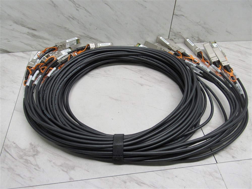 Lot of 10 Cisco 37-0961-03 SFP-H10GB-CU3M Copper Twinax Cables