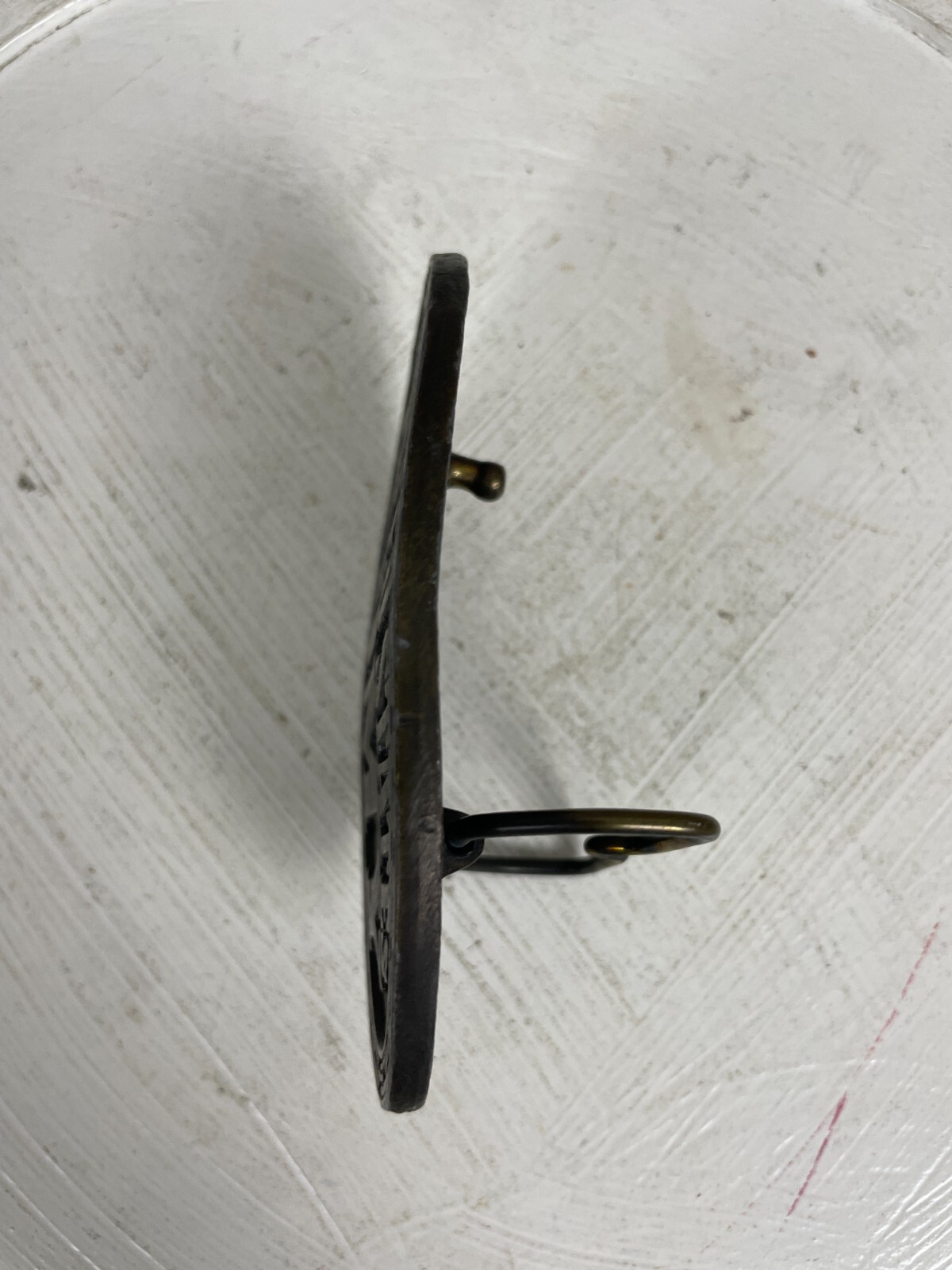 Solid Brass 4" Oval Belt Buckle United States Army Delayed Entry Program