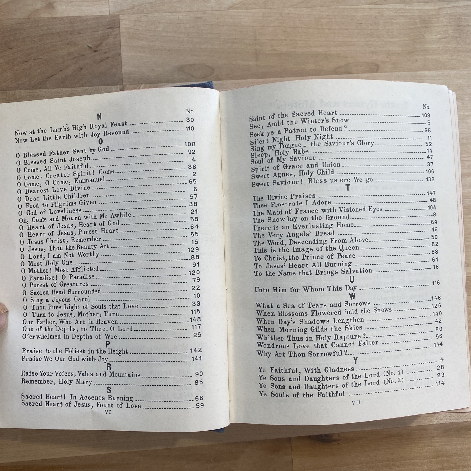 Vintage St. Gregory Hymnal & Catholic Choir Book 1947 Melody Edition Sheet Music