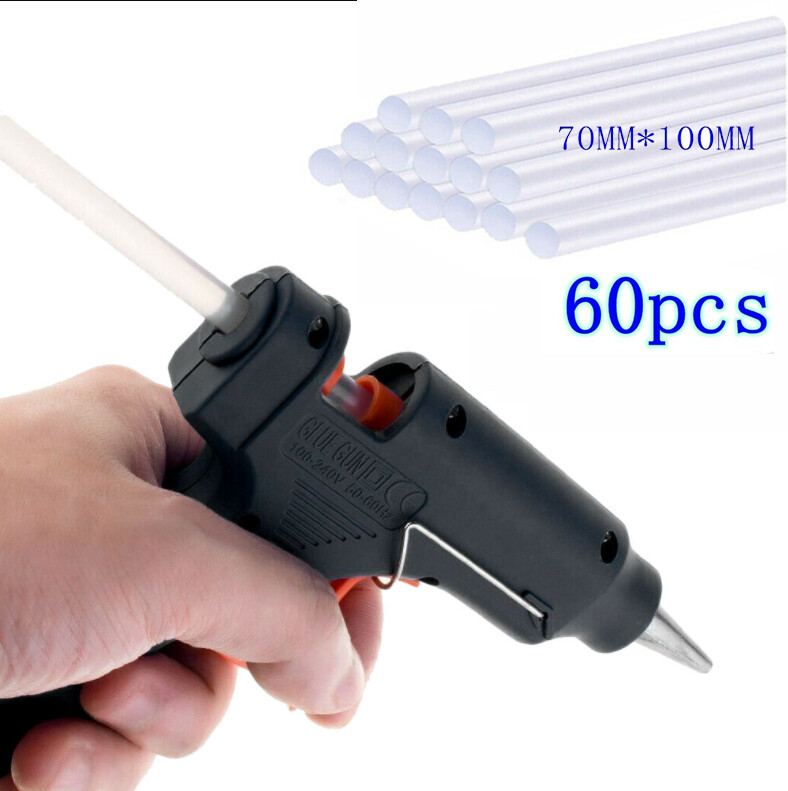 20W Hot Melt Glue Gun with 7mm Glue Stick Mini Electric Heat Repair Tools DIY