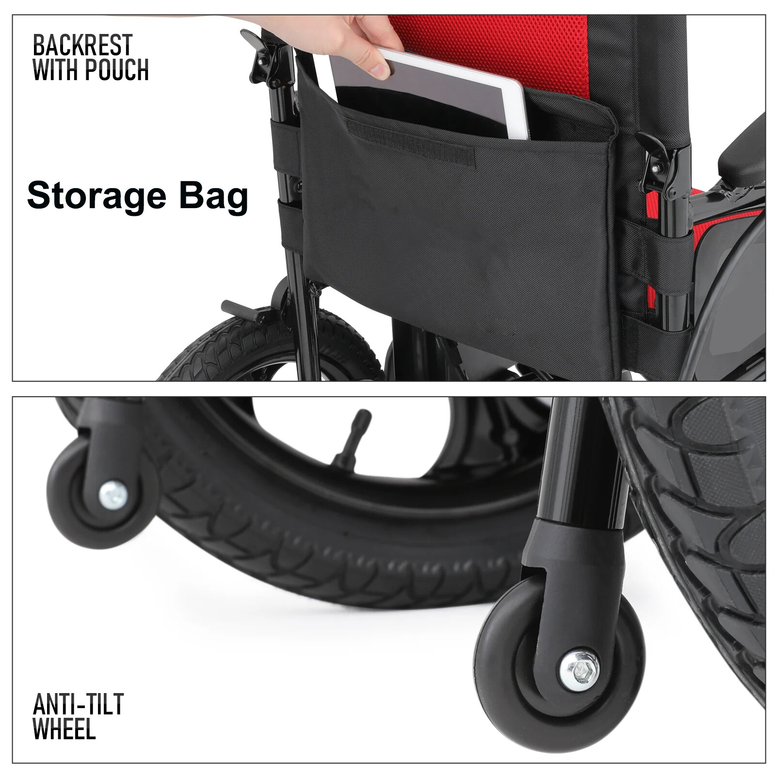 OPEN BOX Folding Electric Wheelchairs FDA Certified Medical Mobility Scooter