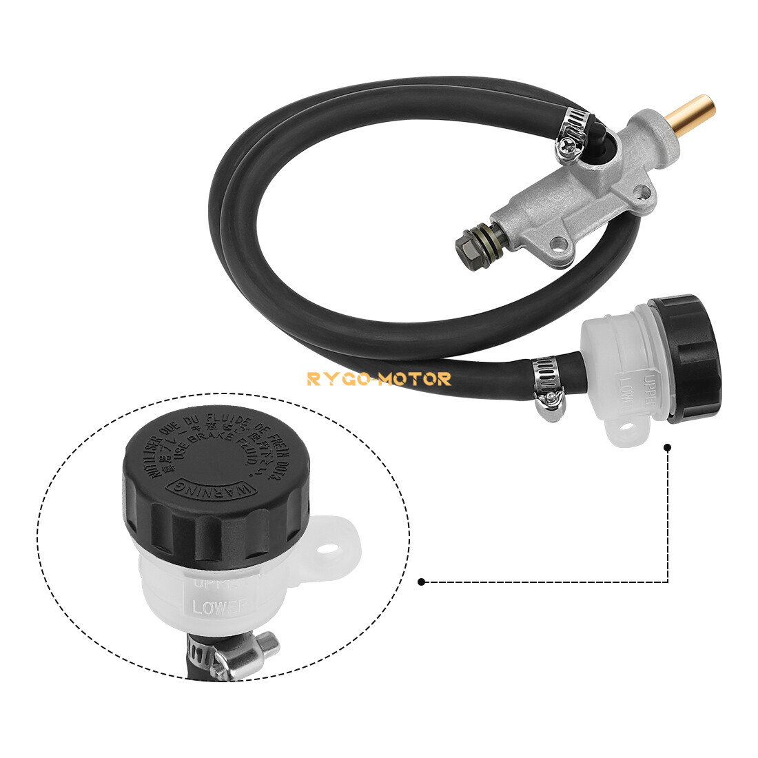 Rear Brake Caliper & Master Cylinder for Polaris Trail Blazer 250 400 1999-2004