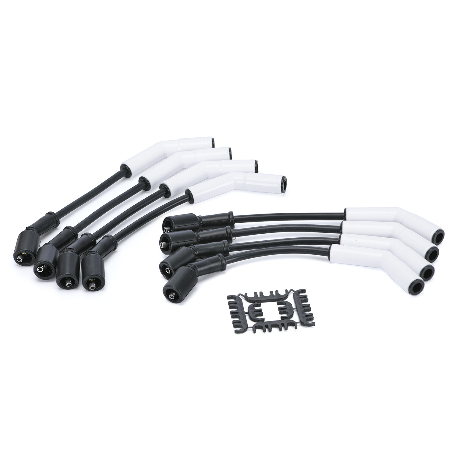 For LS GM Gen LS3 LS4 LS7 8mm Spark Plug Wires High Temp Ceramic 45 Degree Ends