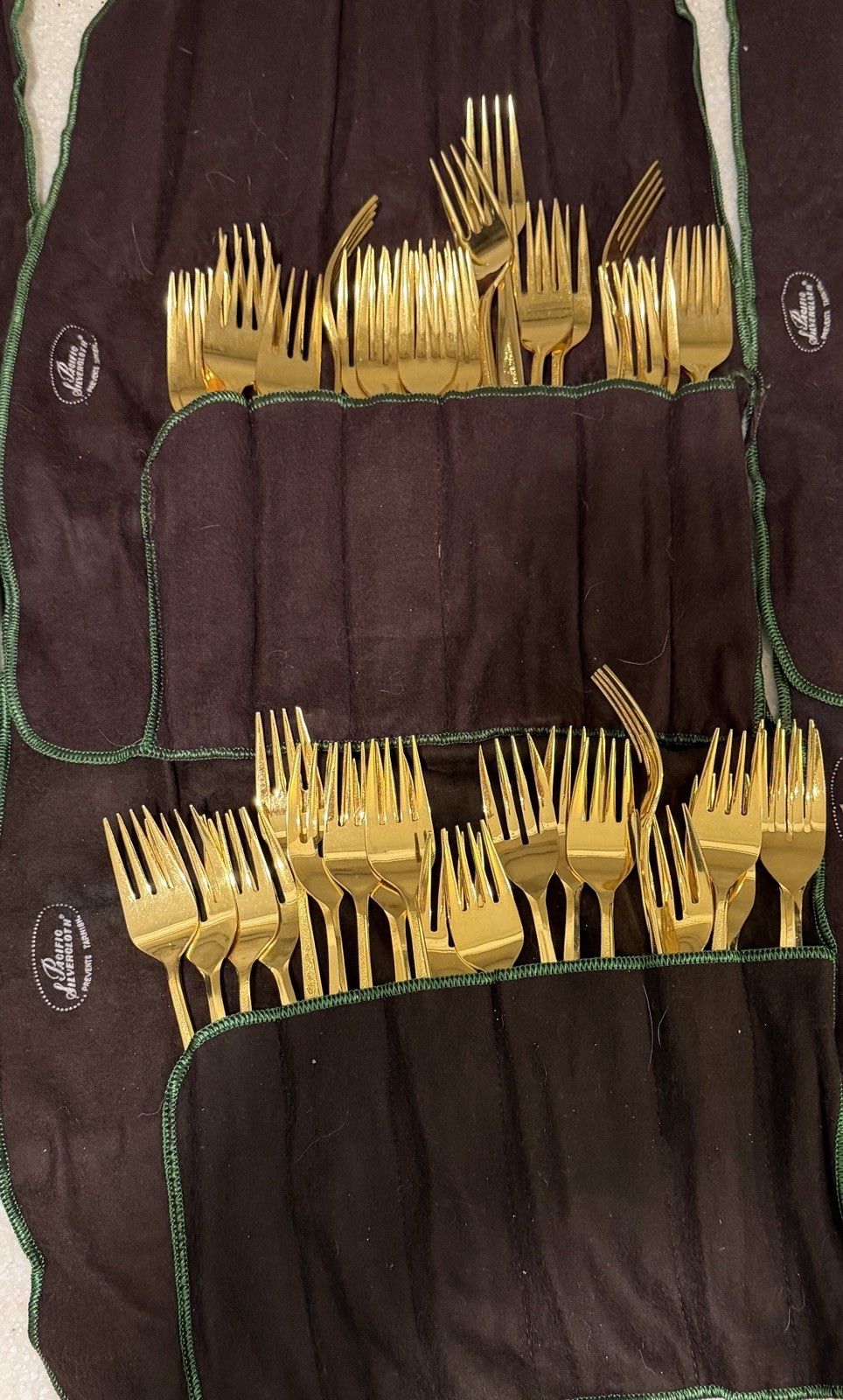 Japan gold electroplated Silverware 80 Pieces Vintage