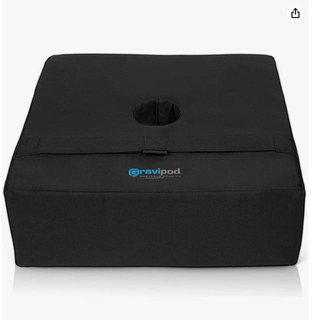Square Umbrella Base Weight, 18 inches, Up to 88 lbs, Fits Any Offset, Cantileve