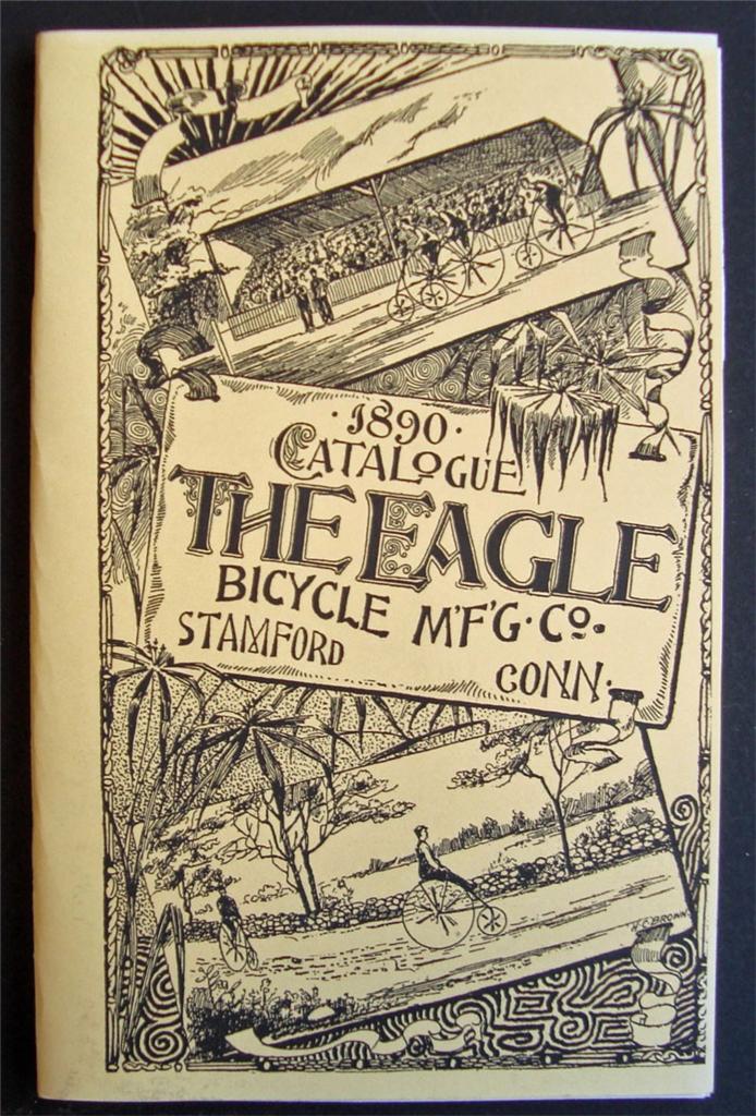 1890 EAGLE BICYCLE Manufacturing Co CATALOG of antique BIKES brochure