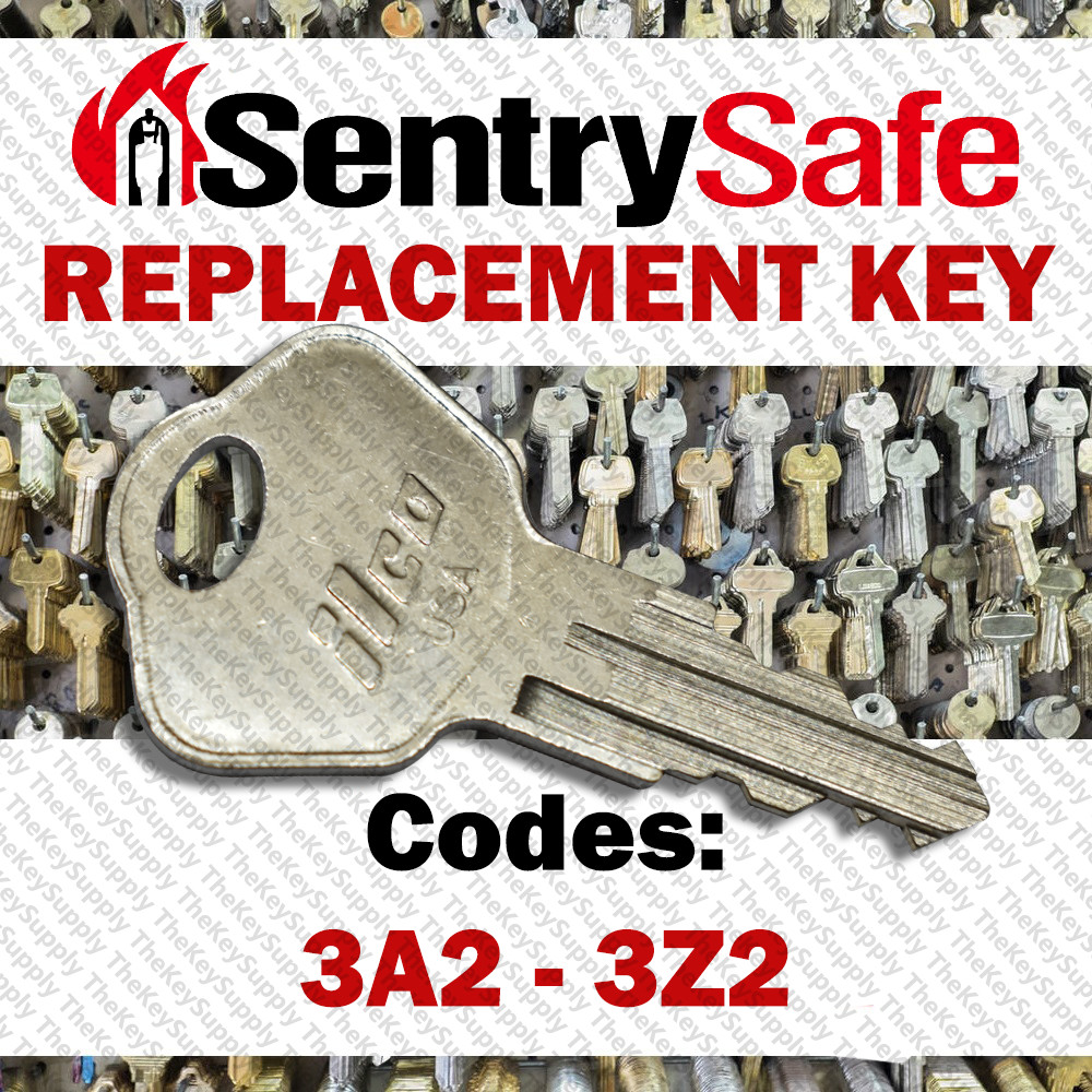 Sentry Safe Replacement Key Cut To Your Code 3A2 - 3Z2