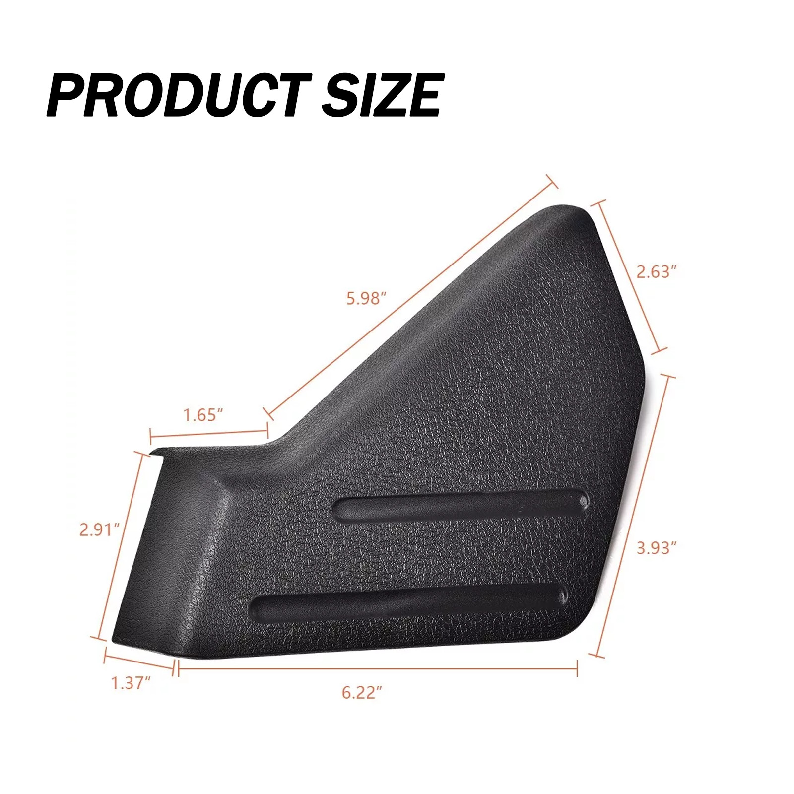 2PCS For 2009-2014 Ford F150 F-150 Seat Cover Trim Panel Bezel Left Driver Side