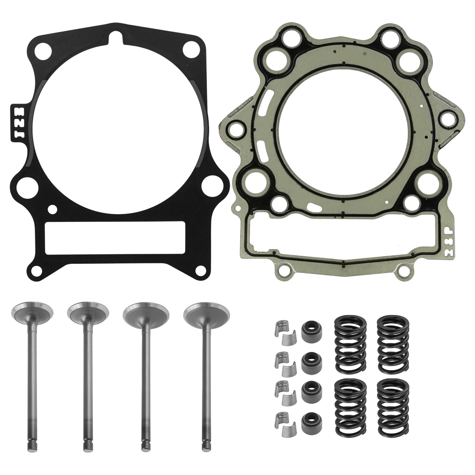 Cylinder Intake Exhaust Valve Gasket Kit for Yamaha Grizzly 550 YFM550F 2009-14
