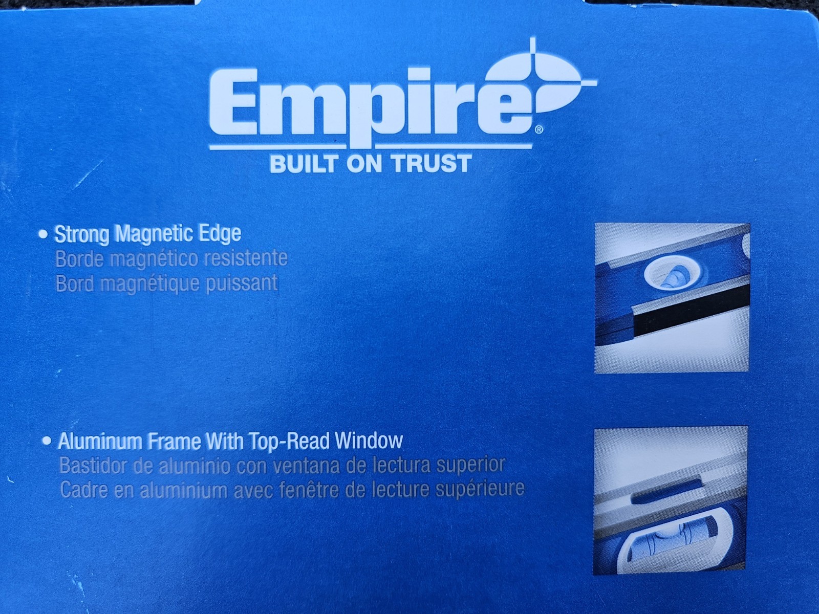 Empire 9" Magnetic Torpedo Level Pack Of 2 Levels, Blue EM81.9G, New