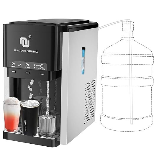 Ice maker Water Dispenser w. Crusher (Water Bottle Bottom-Loading)