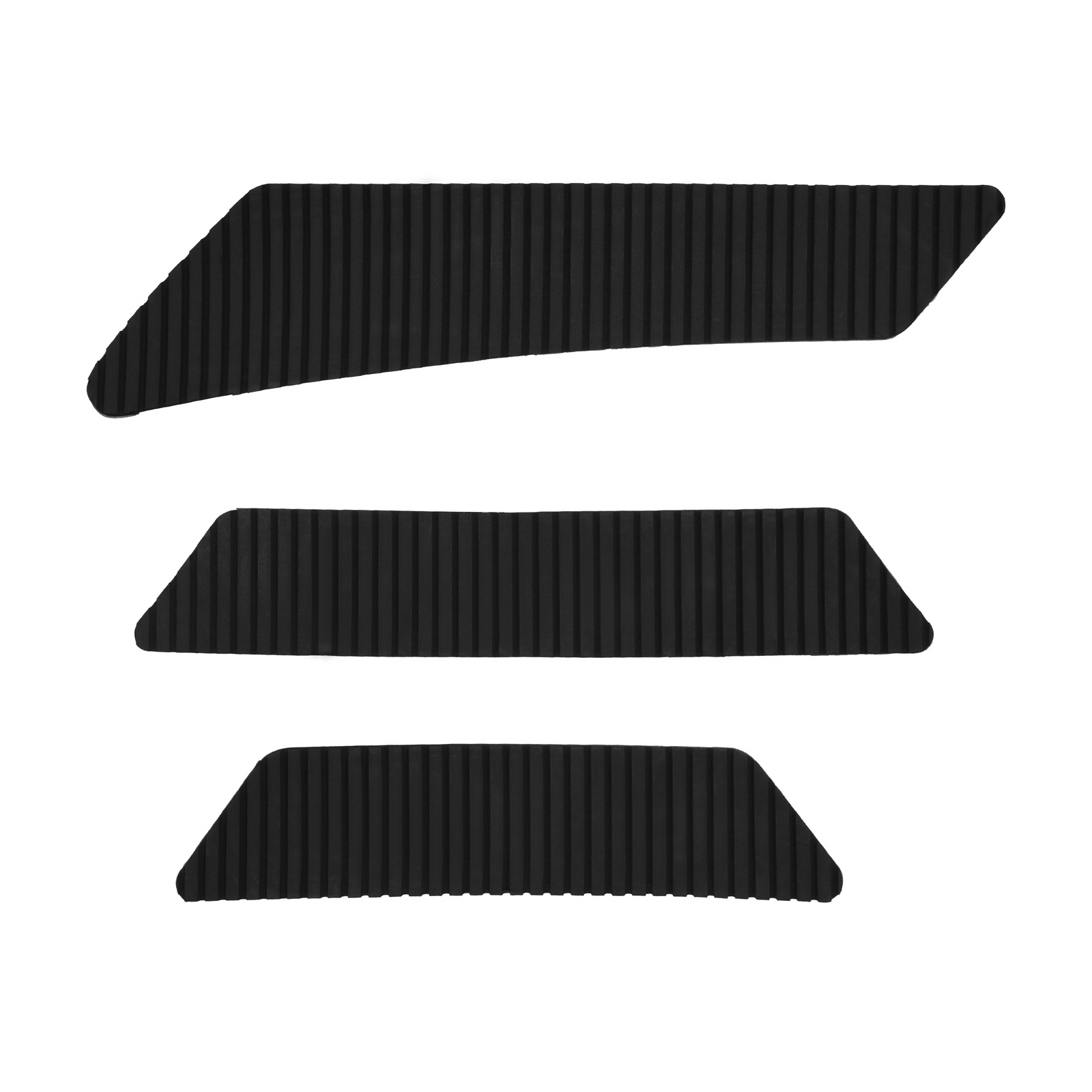Black Plastic EVA Traction Mats Foot Pads For Yamaha VX VX1100 Cruiser 2005-2009
