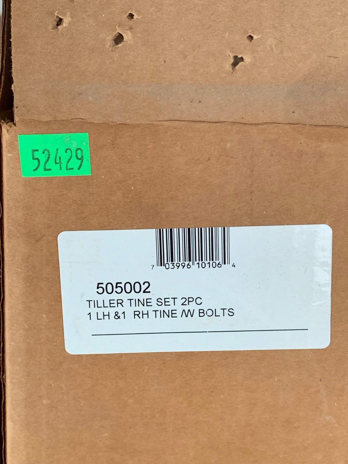 (2) Pair -King Kutter RH/LH Tiller Tine Set #505002 Fits TG/TG-G also in #505006