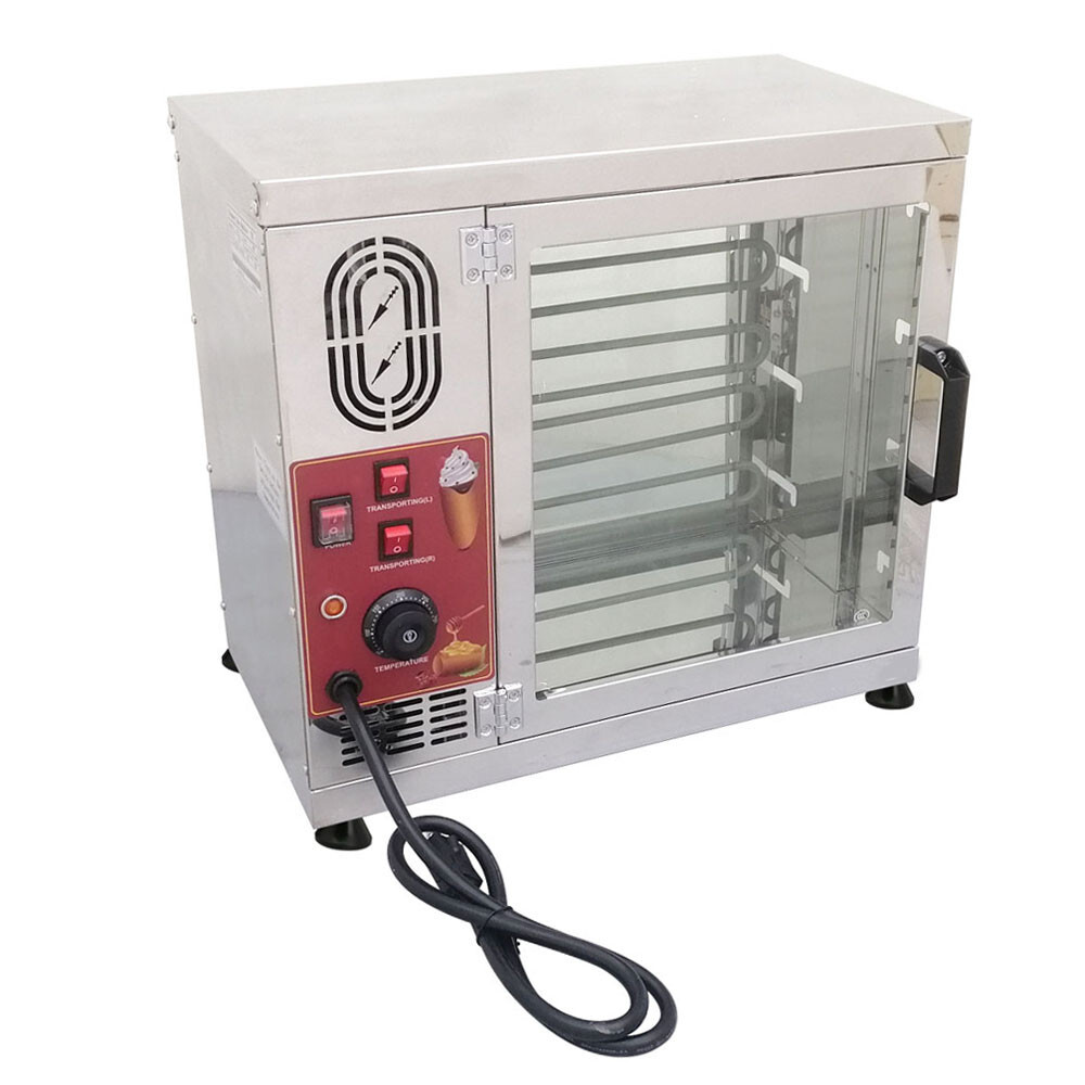 Commercial Electric 110V Ice Cream Cone Chimney Cake Roll Maker Oven Machine