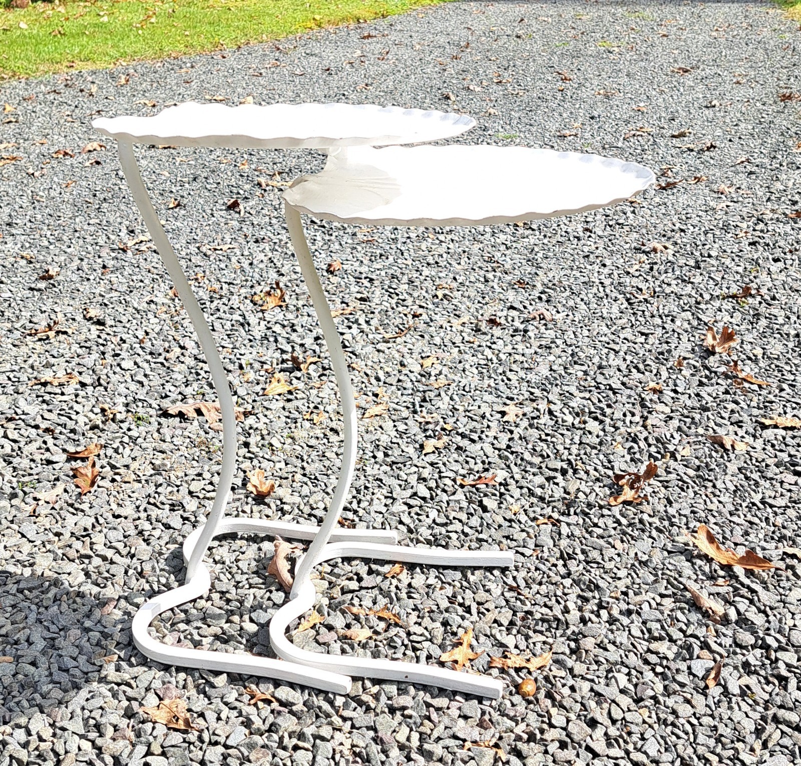 Pair of Mid Century Salterini Lily Pad Nesting Tables