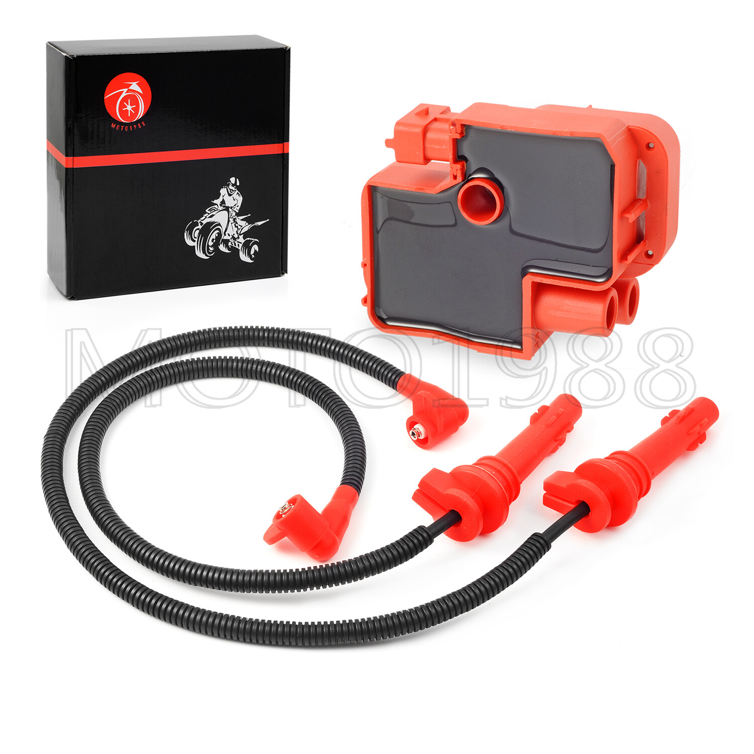 FOR Polaris Rzr Xp 900 4 900 Ignition coil Spark plug & Wire Cap 2011 2012-2014