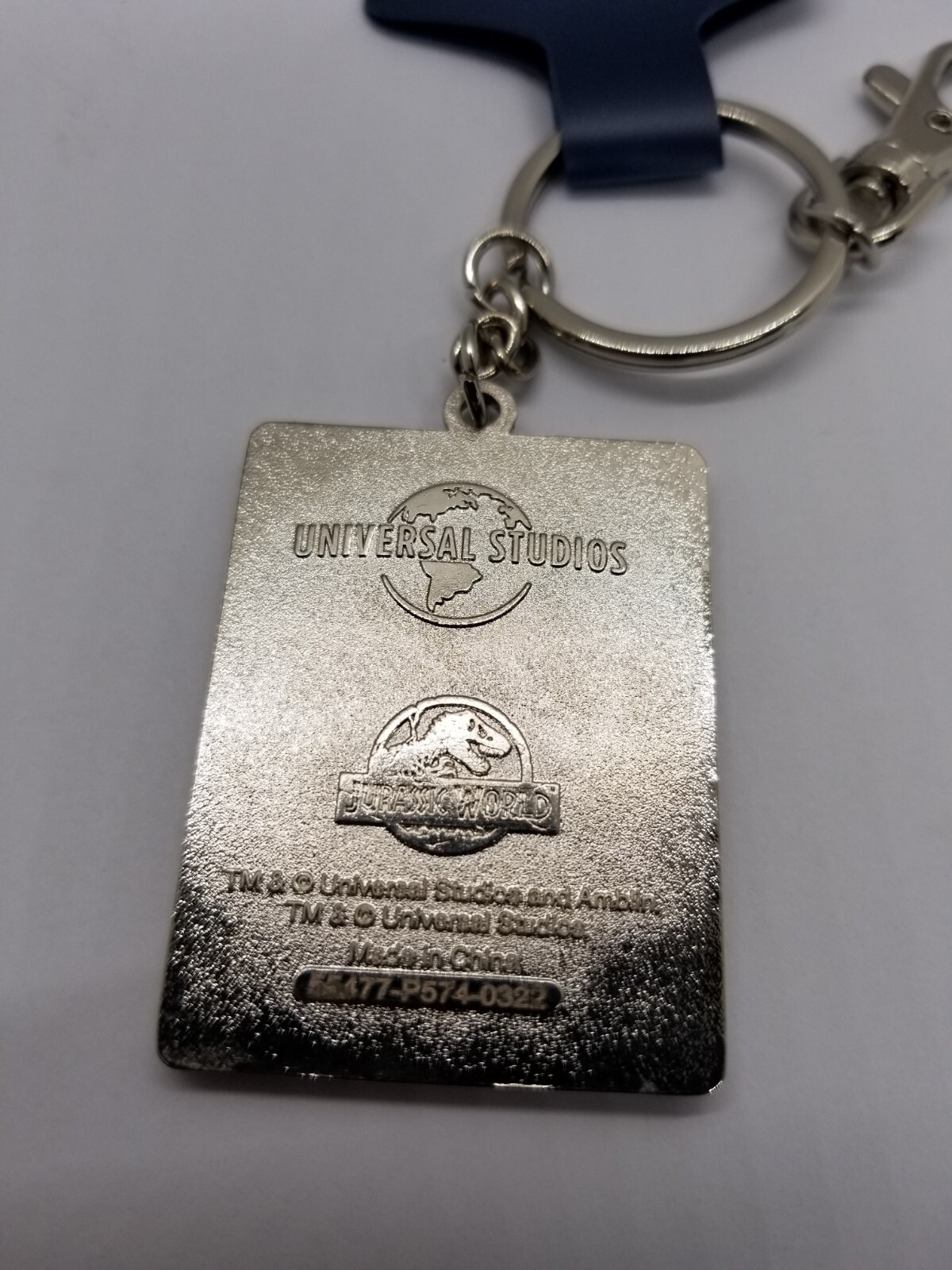 Universal Studios Jurassic World Dinosaur Poster Keychain w/Lobster Clasp New