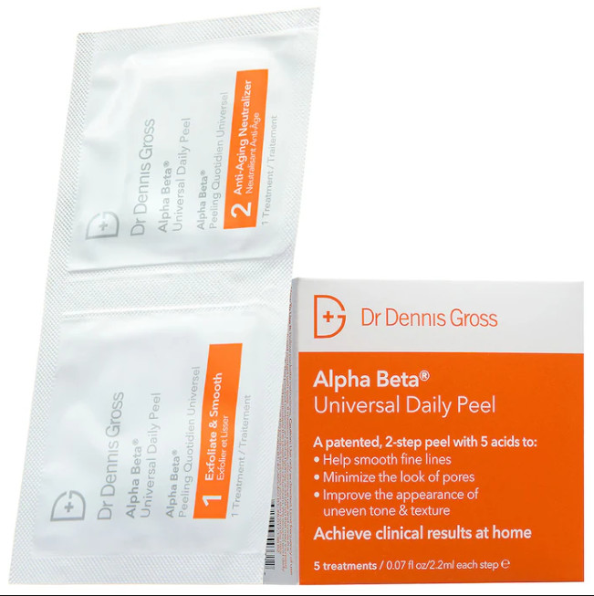 NIB 100%AuthenticDr. Dennis Gross Skincare Mini Alpha Universal Daily Peel Pads