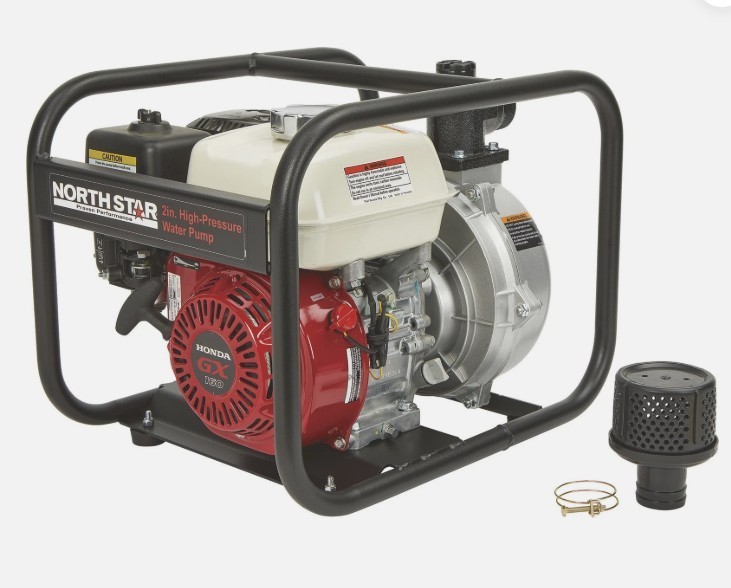 NorthStar 109163 2 inch 10,000 GPH 163cc (Honda) Water Pump Model: 109163 Water