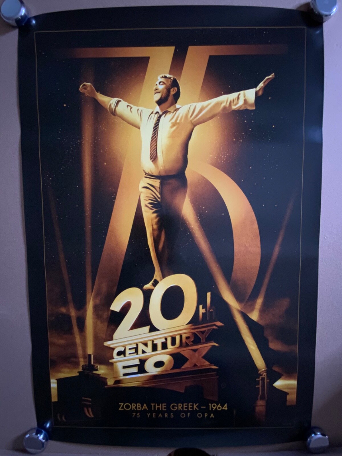 20th Century Fox 75th Anniversary Movie Poster Set includes 8 Posters 40x27