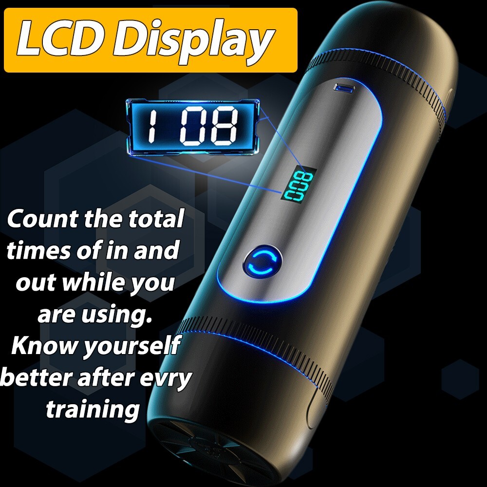 Male Masturbaters Automatic HandsFree Sucking Blowjob Cup Stroker Men Sex Toys