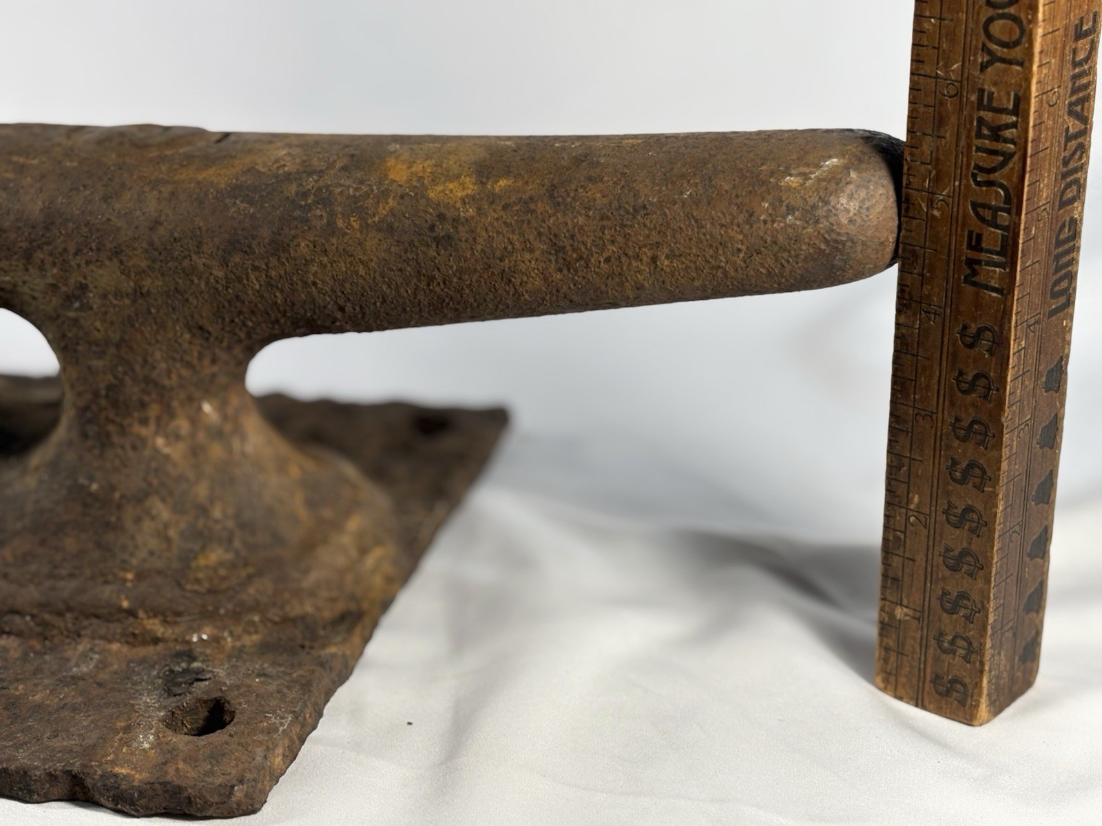 Antique Cast Iron Nautical Dock Cleat Boat Rope Tie Marine USA