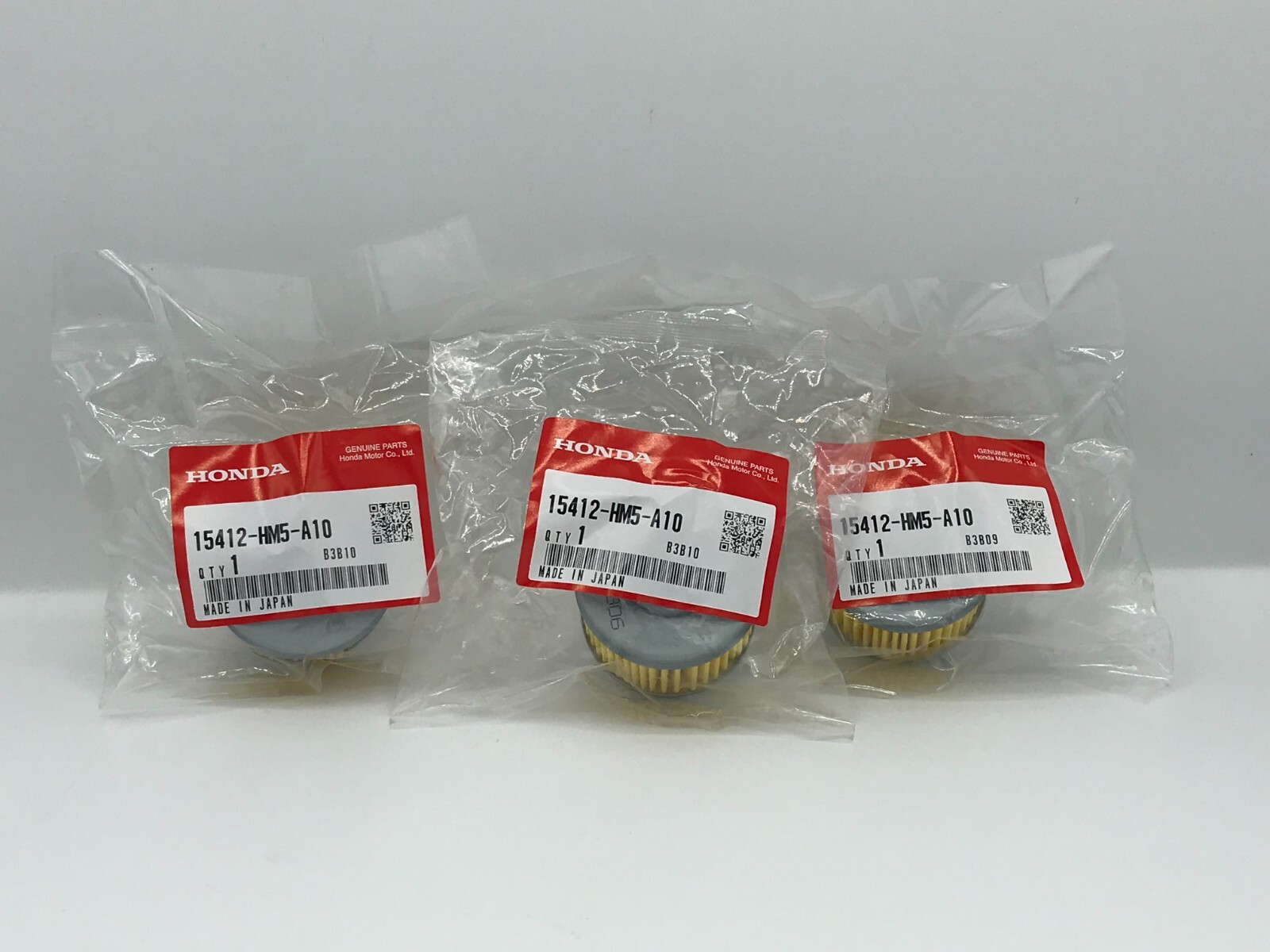 3 Pack Honda OEM Oil Filter 15412-HM5-A10 TRX350 TRX400 TRX450 Rancher Foreman 4