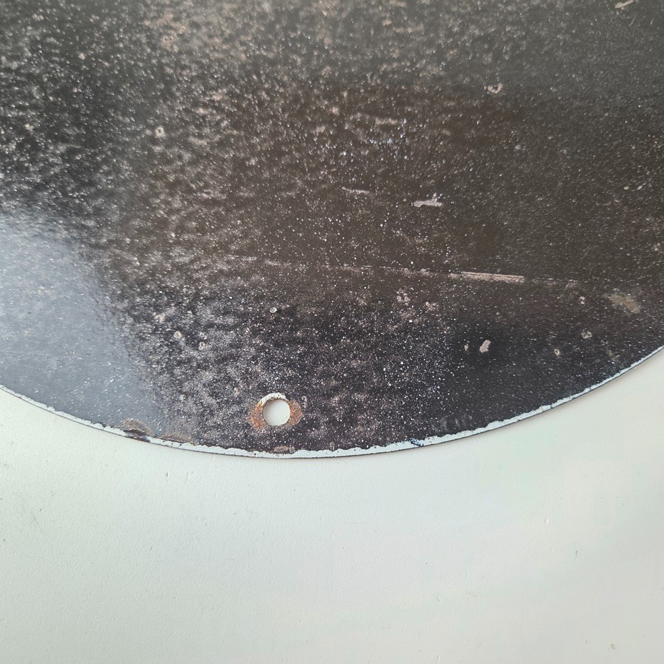 Vintage Big Boy Sign - 5 Cent Frisch's Fast Food Porcelain Gas Pump Sign