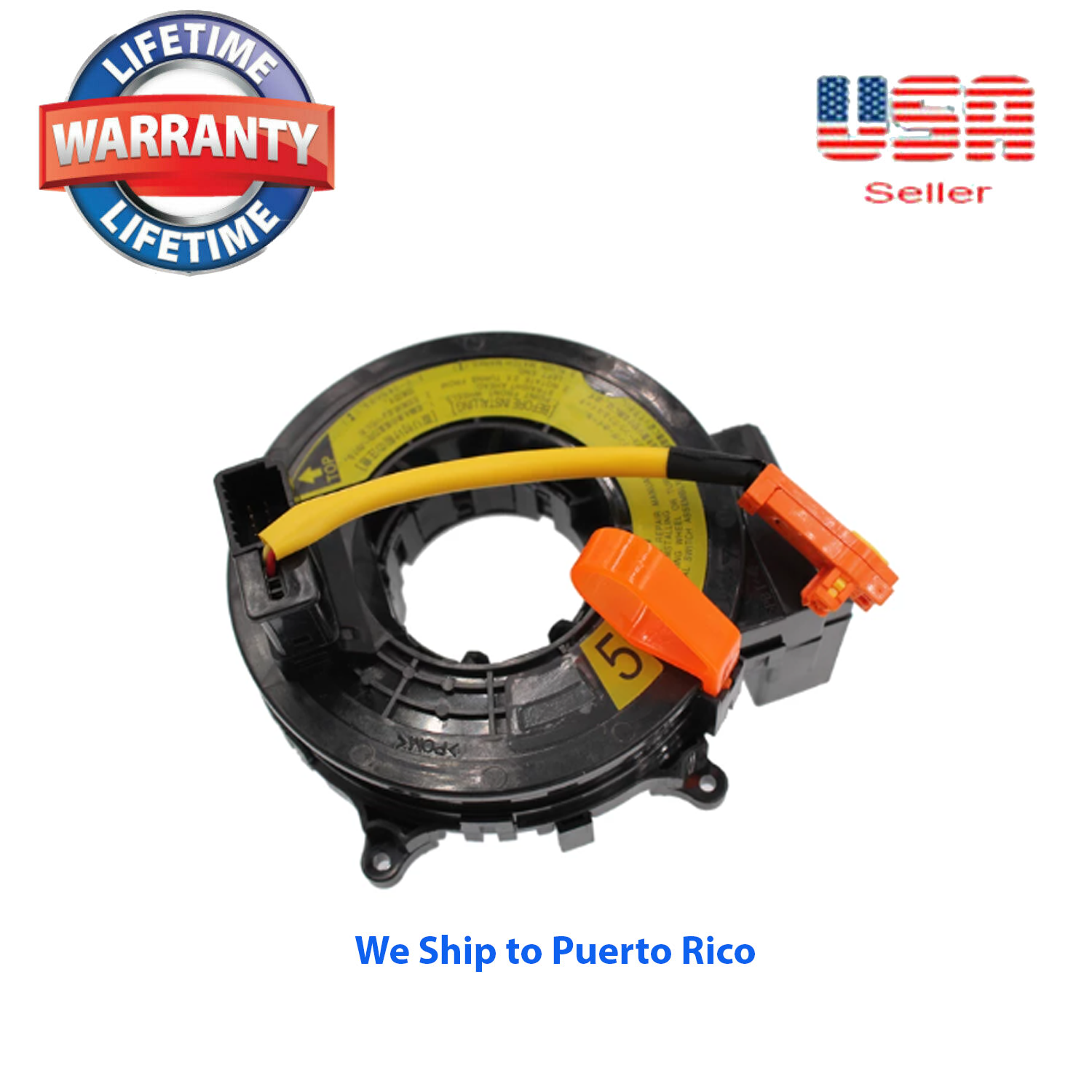 2003-2004 for TOYOTA TUNDRA CLOCK SPRING CRUISE EQUIPPED