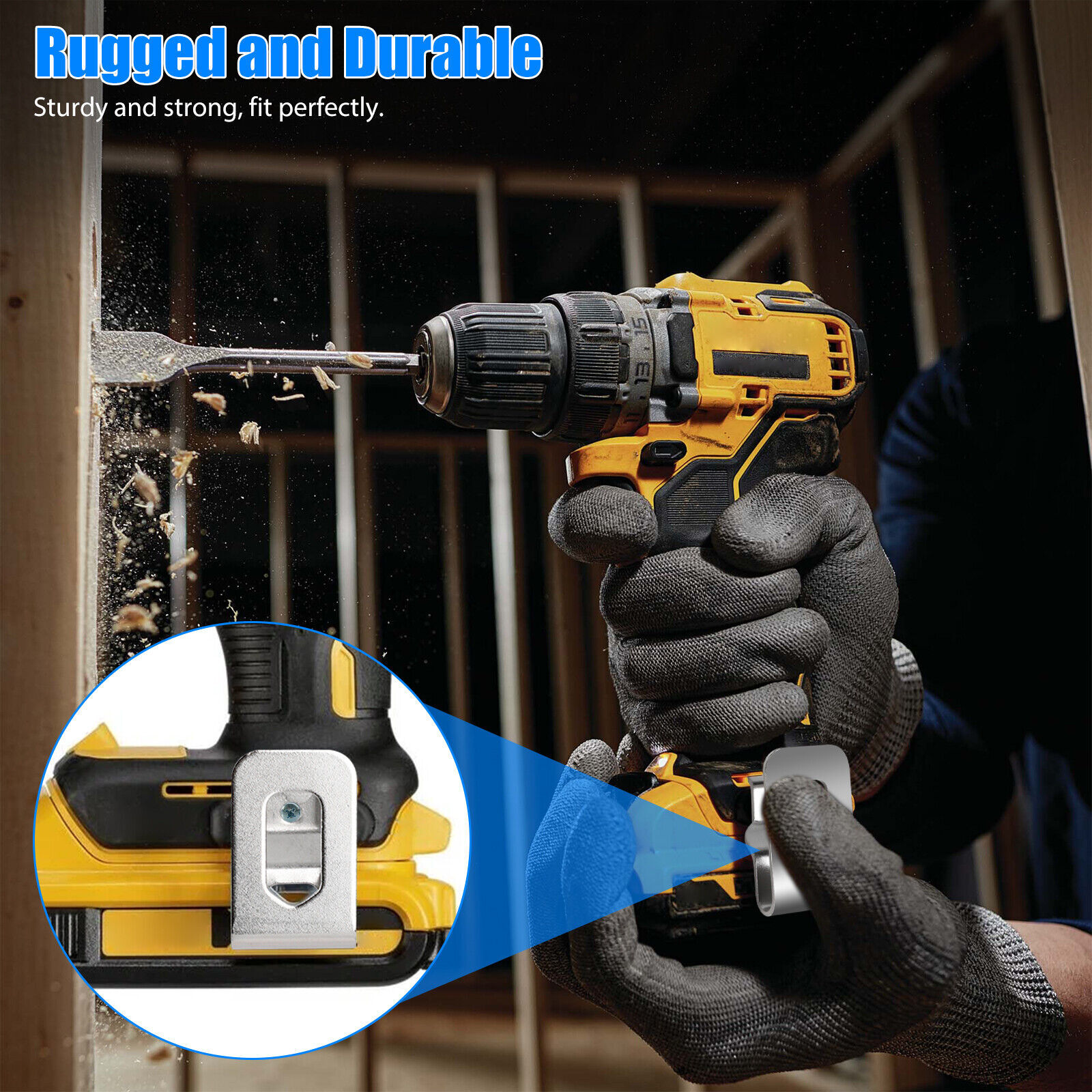 6 PCS For DEWALT 20V Drill Driver N268241 N169778 N086039 Tools Belt Clip Hook