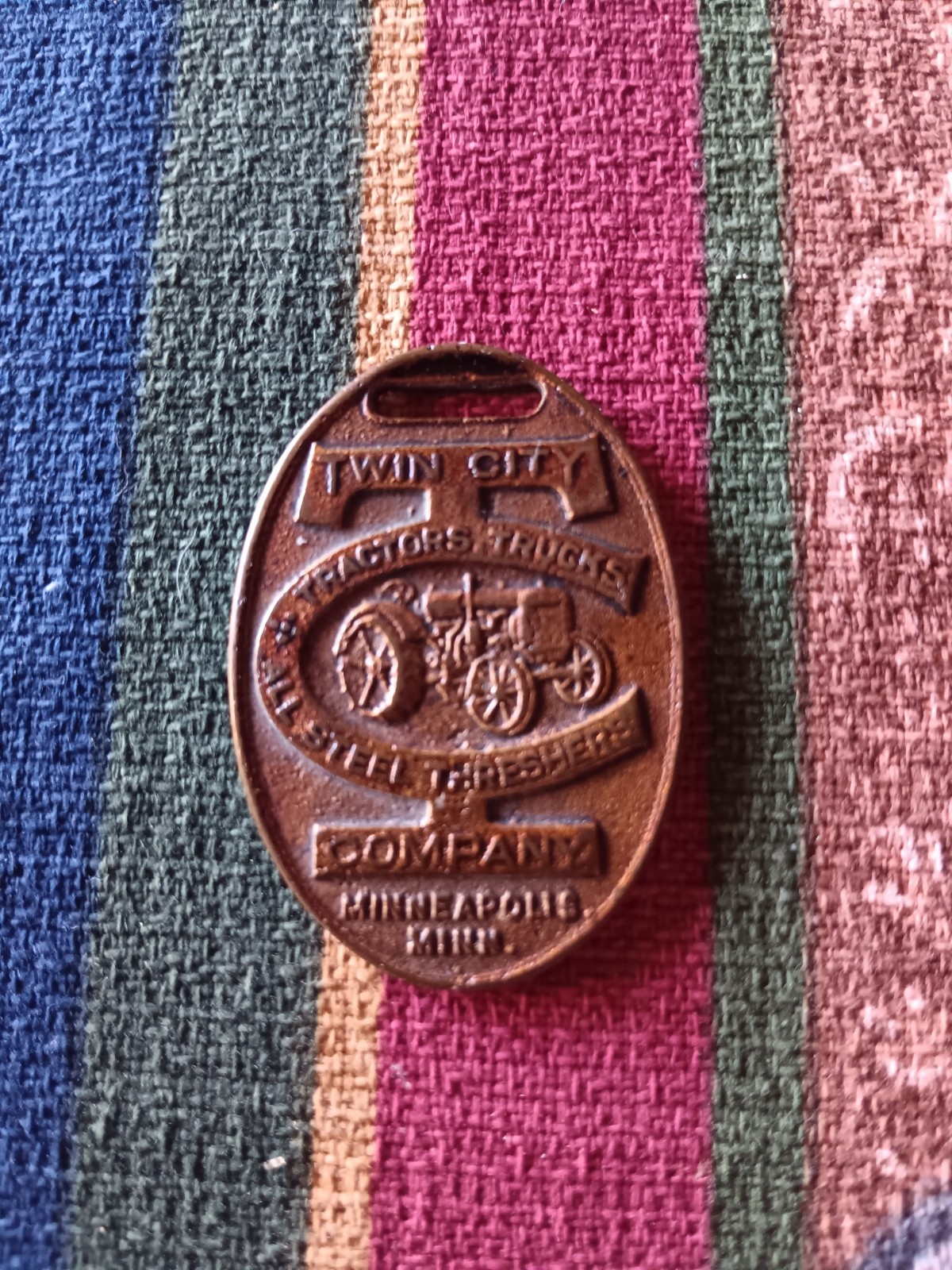 Twin City Tractors Watch Fob Minneapolis Minnesota Very Rare Hard to Find!