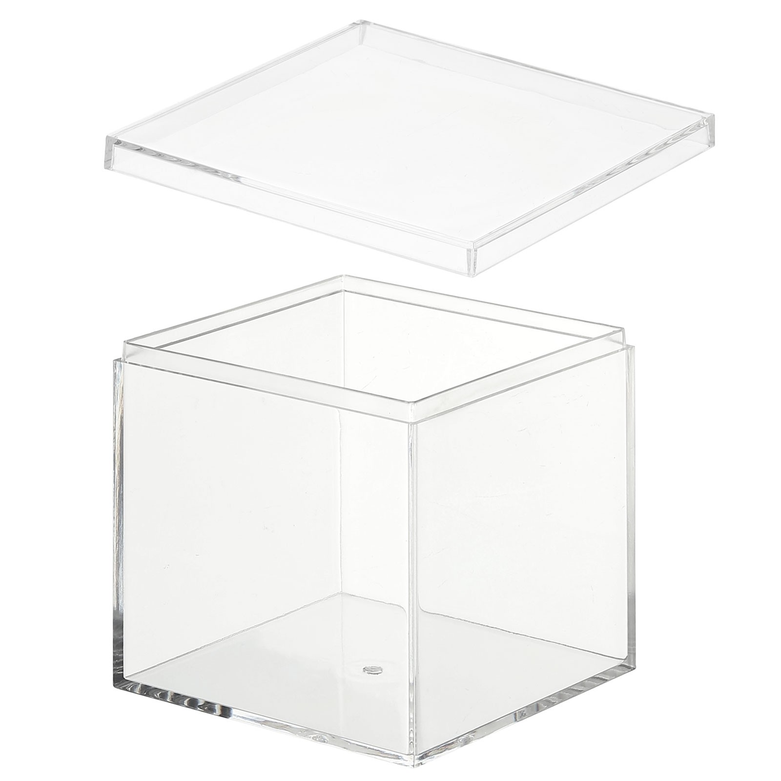 2.95" x 2.95" x 2.95" Acrylic Box with Lid Clear Acrylic Display Boxes