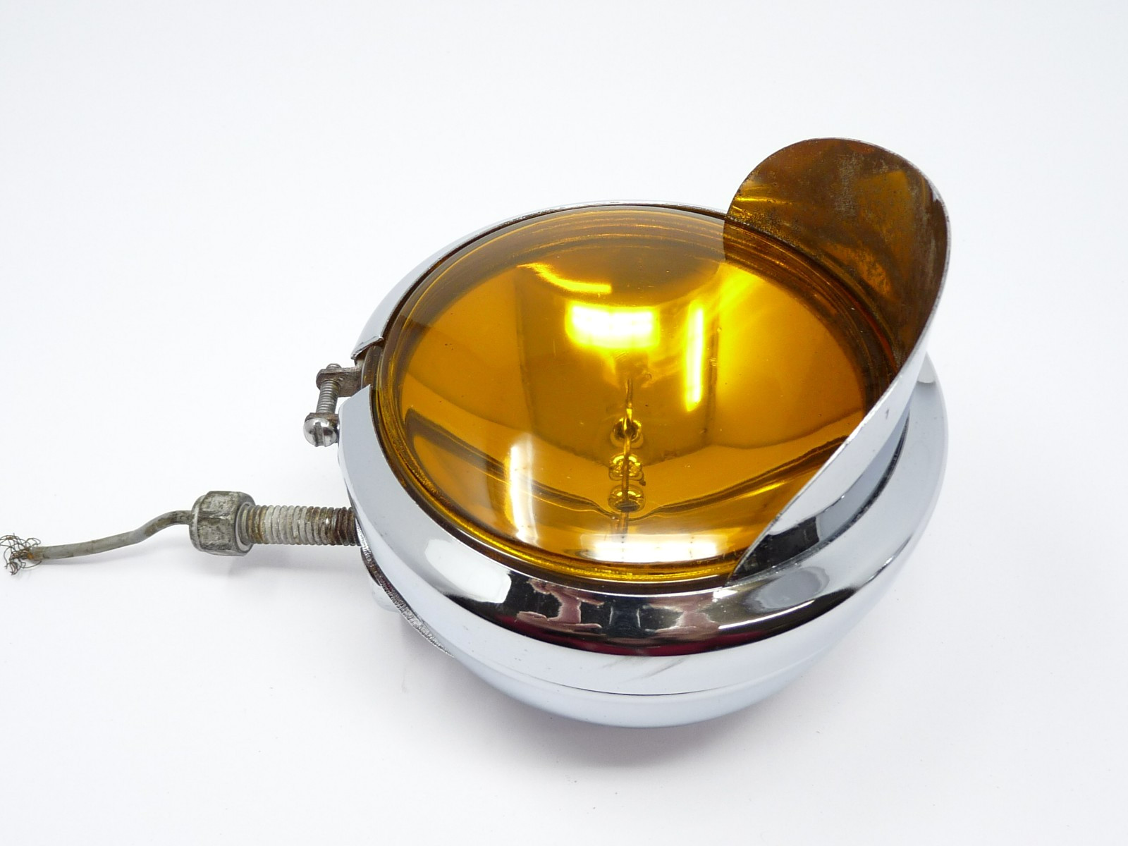 VINTAGE HARLEY DAVIDSON GUIDE 62 PANHEAD AUXILIARY FOG PASSING SPOT LAMPS LIGHTS