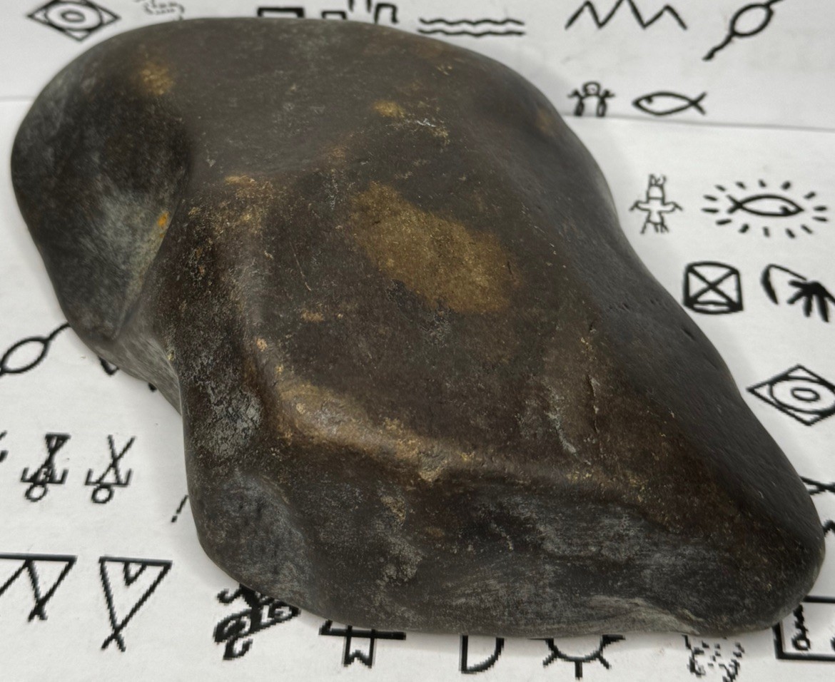 Native American Indian Authentic Artifact Stone Carved Effigy, 3 lb 14 oz • VA