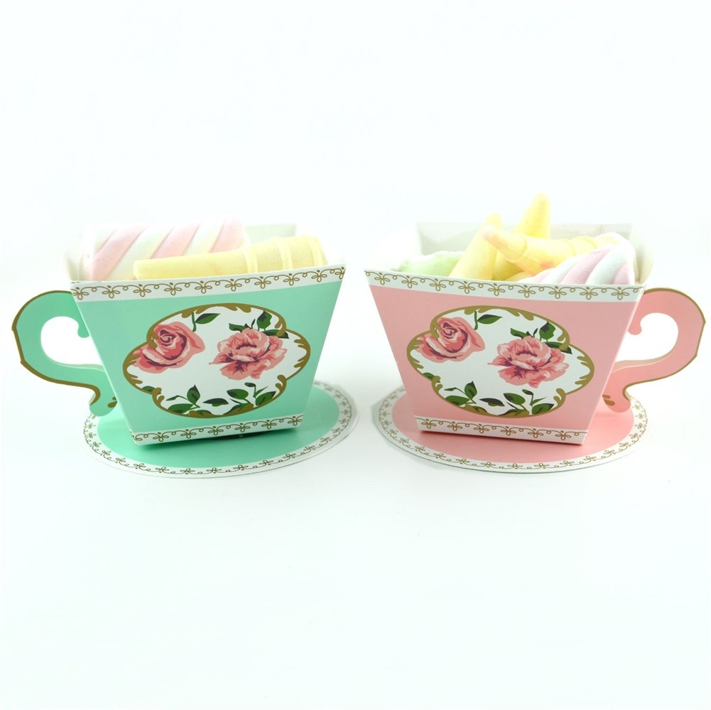 10/50/100Pcs Tea Pot Sweet Candy Gift Boxes Christmas Wedding Party Favour Bag