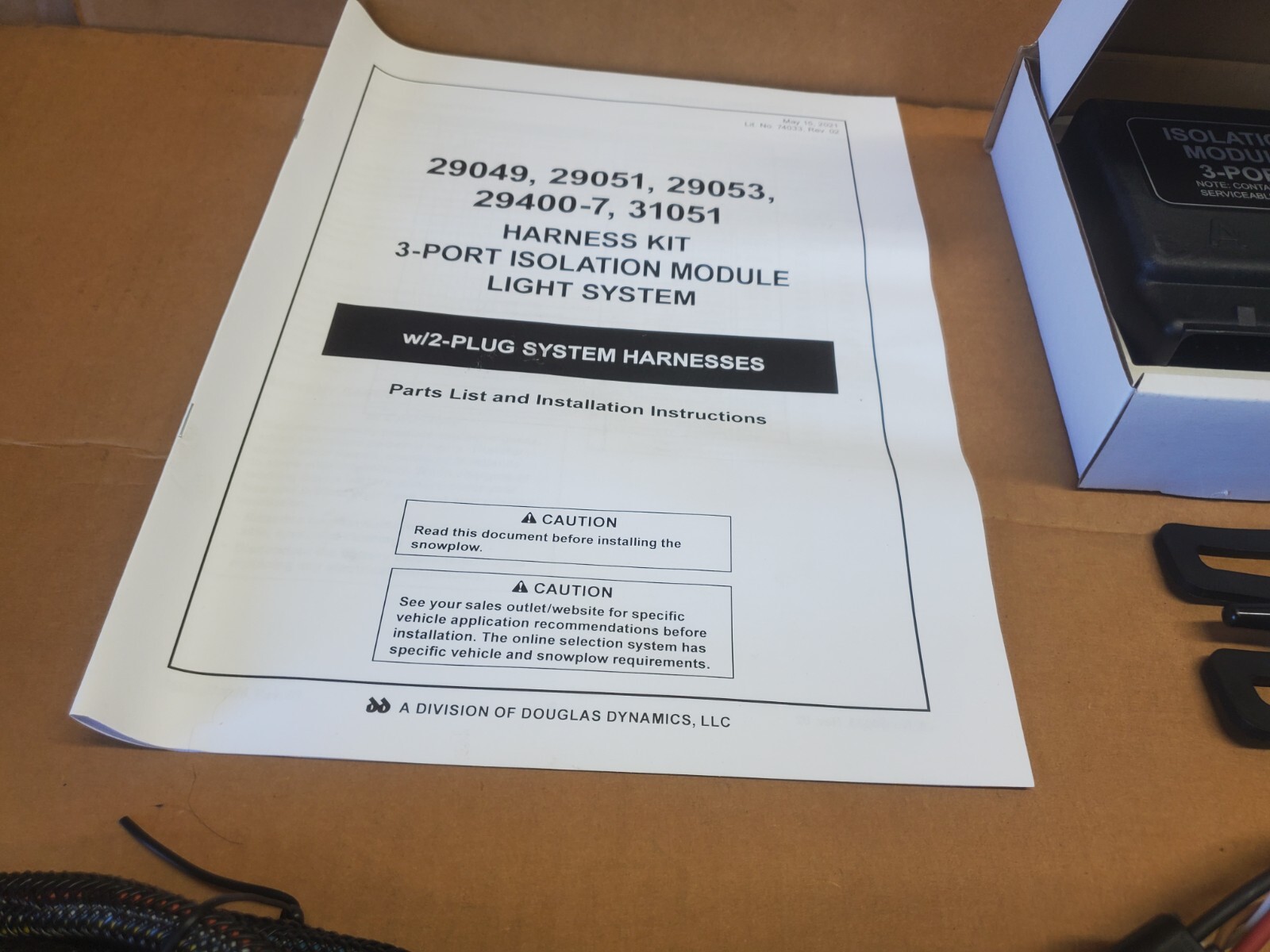 OEM Western Fisher TruckSide Plow Fleet Flex Wiring Harness Snow 09-16 Ford H13