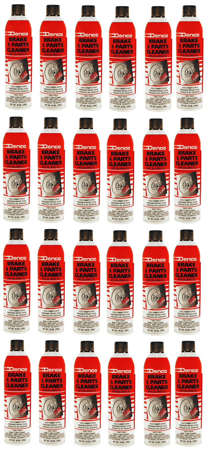 Denco #1930 Brake Cleaner - Non-Chlorinated - Low Odor - 13 OZ Cans - 6 to 960
