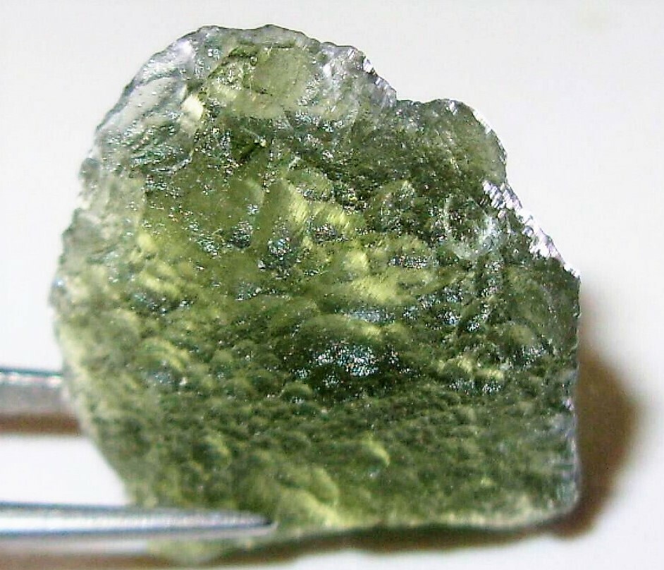 METEORITE MOLDAVITE GREEN LARGE IMPACT FRAGMENT METEOR STONE SPACE ASTEROID ROCK