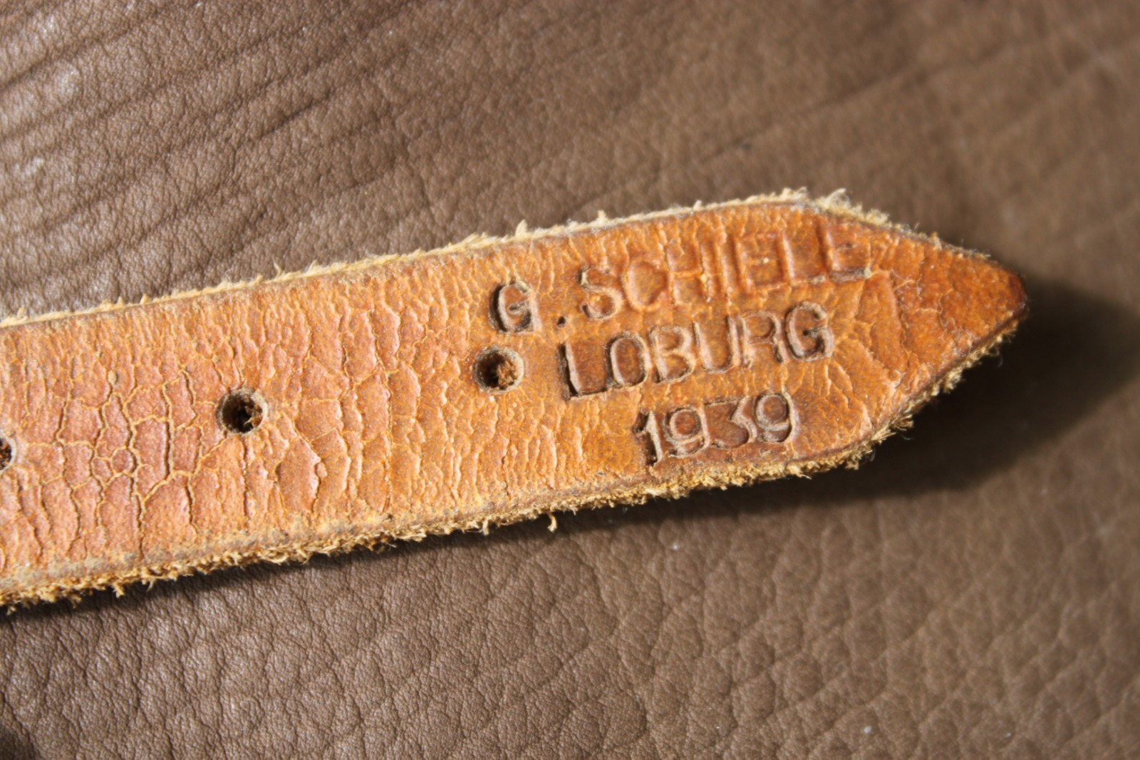 WWII German helmet chinstrap 1939