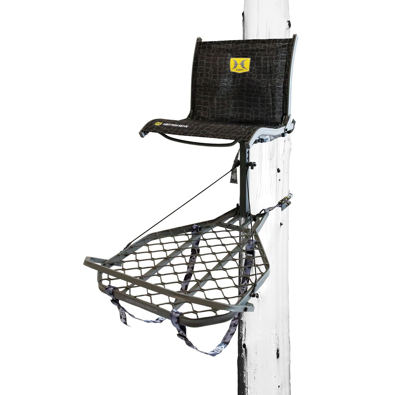 Hawk Hunting HWK-HF2033 Helium Kickback LVL Hang-On Comfortable Aluminum Big