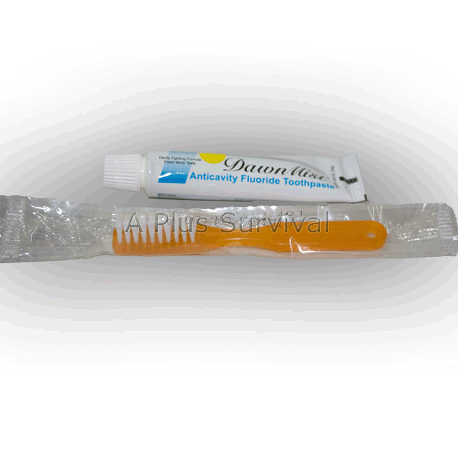 Lot of 100 Toothbrush & Toothpaste Combo - Travel Size