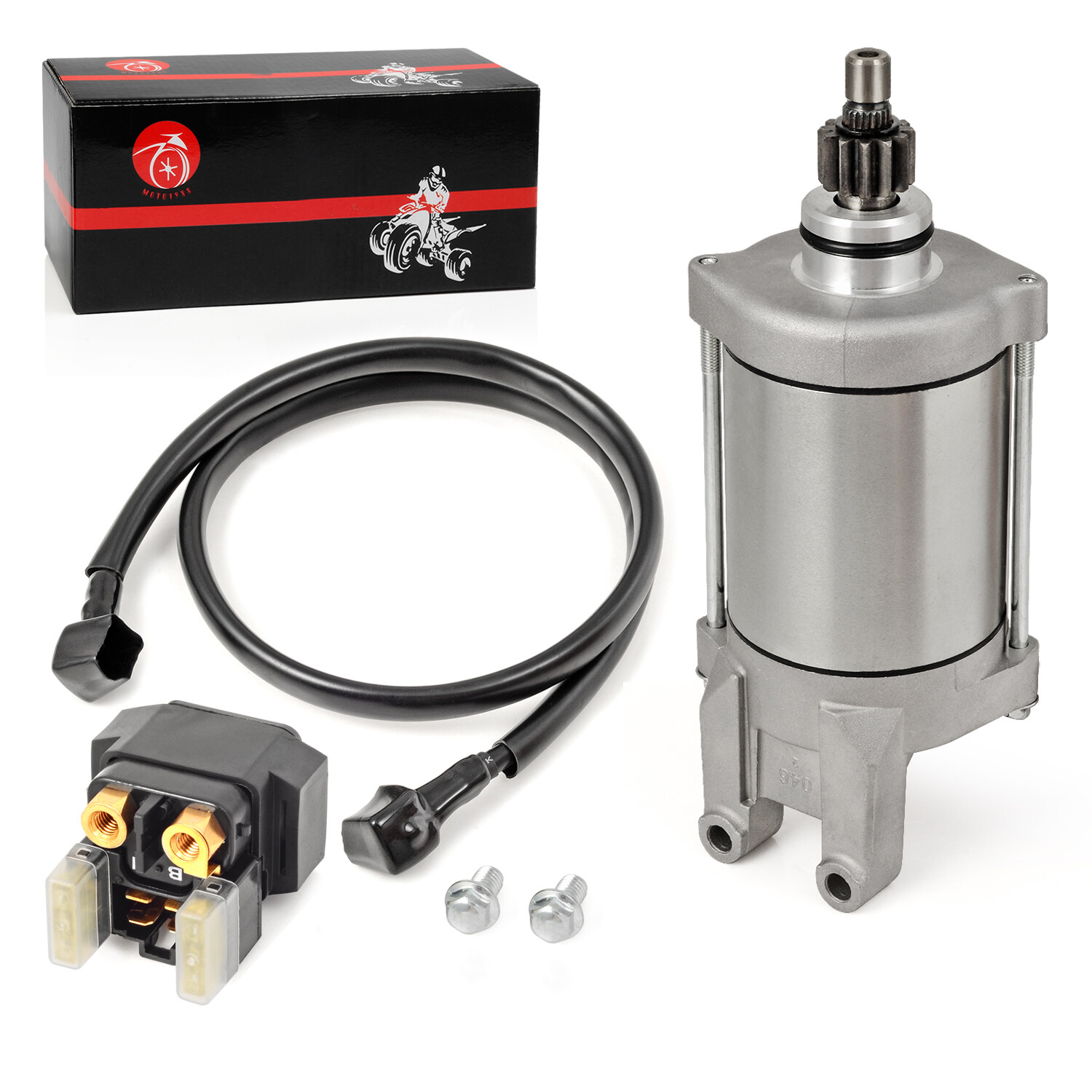 Starter Motor & Relay for Yamaha Raptor 660 YFM660R 2001-2005 3SX-81890-00-00