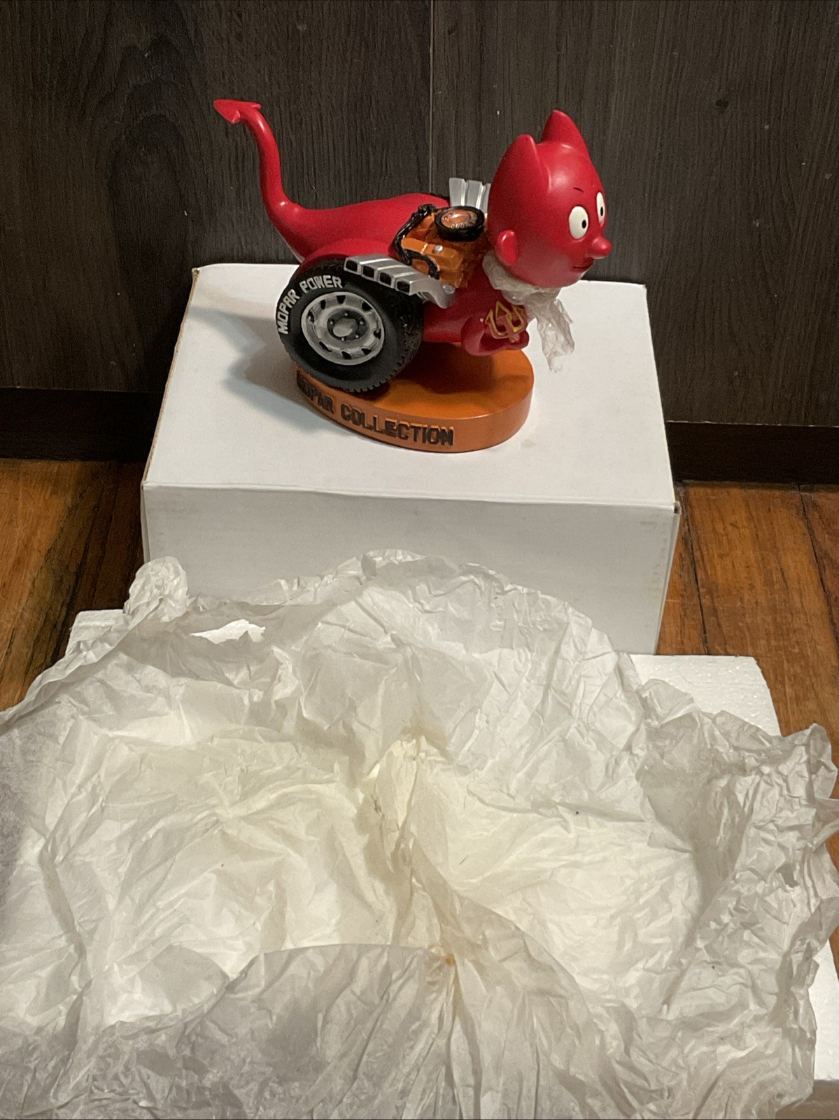 New Dodge Super Demon Dealership Exclusive Bobblehead B5 Bent Rod Garage Shaker