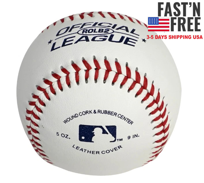 Rawlings ROLB2 12U Official League Youth Practice Baseball Bucket, 12 Count, NEW