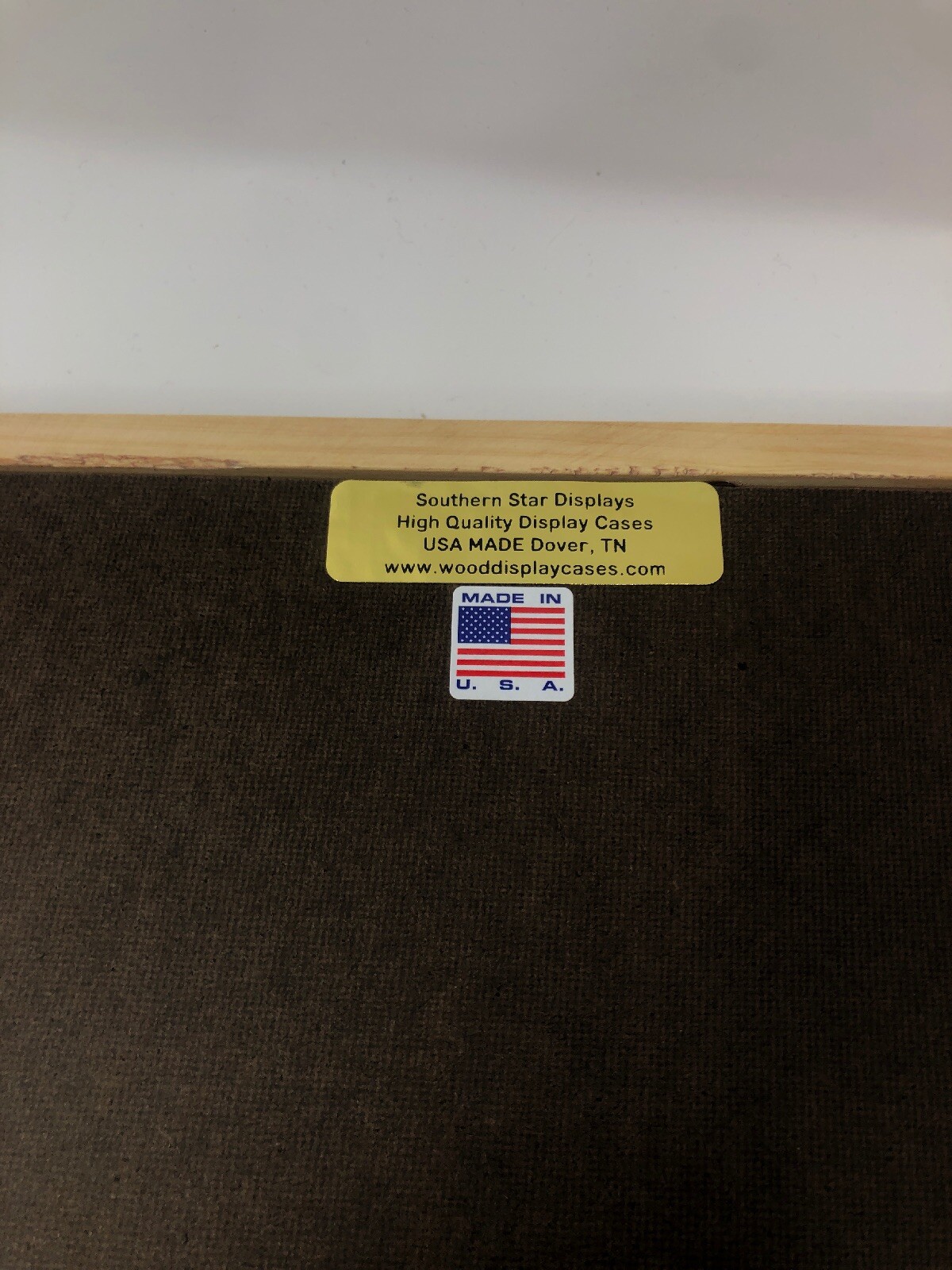 Cedar Wood Display Case 12 x 18 x 2 for Arrowheads Knives Collectibles & More