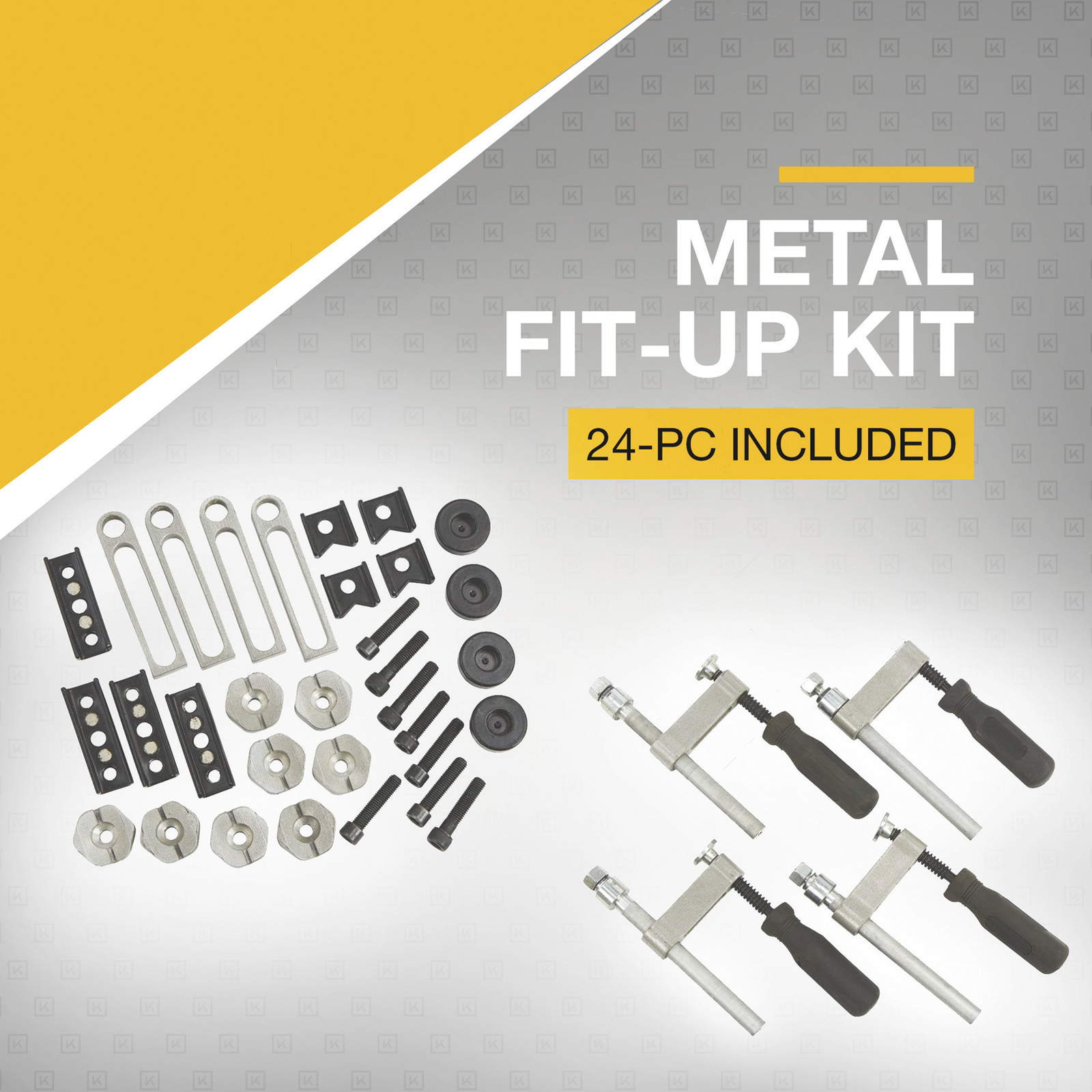 Klutch Steel Welding Table with Tool Kit, 36in.L x 24in.W x 33-1/4in.H