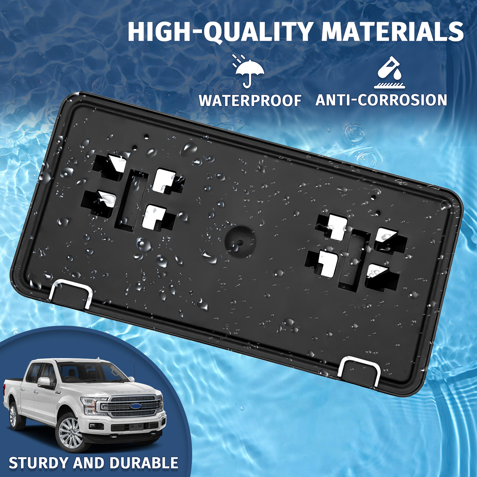 NEW Front License Plate Tag Mounting Bracket Holder For Ford F-150 2018 19 2020