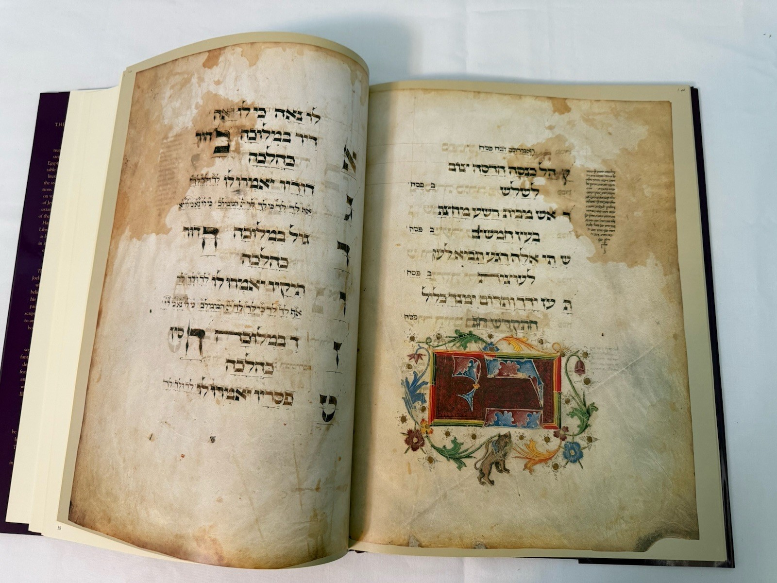 THE HAGGADAH ASHKENAZI PASSOVER PESACH Hebrew Facsimile 15th Century JUDAICA NEW